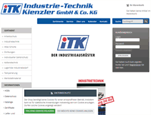Tablet Screenshot of itk-kienzler.de